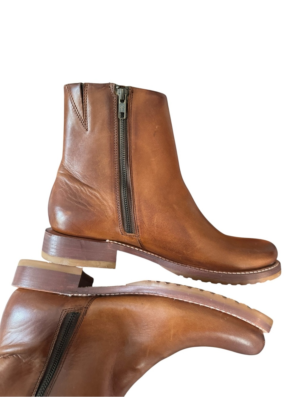 Frye Veronica Chelsea Boot 10 Brown‎ Leather - Picture 8 of 11
